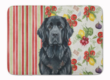 Load image into Gallery viewer, Black Newfoundland Vegetables Memory Foam Kitchen Mat