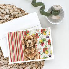 Load image into Gallery viewer, Brown Newfoundland Vegetables Greeting Cards Pack of 8