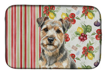 Load image into Gallery viewer, Grizzle and Tan Norfolk Terrier Vegetables Dish Drying Mat