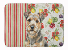 Load image into Gallery viewer, Grizzle and Tan Norfolk Terrier Vegetables Memory Foam Kitchen Mat