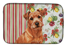 Load image into Gallery viewer, Red Norfolk Terrier Vegetables Dish Drying Mat
