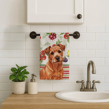 Load image into Gallery viewer, Red Norfolk Terrier Vegetables Kitchen Towel