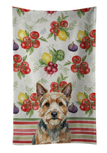 Load image into Gallery viewer, Norwich Terrier Vegetables Kitchen Towel