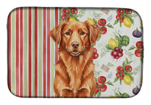 Load image into Gallery viewer, Copper Nova Scotia Duck Tolling Retriever Vegetables Dish Drying Mat