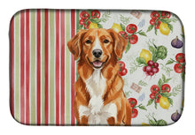Load image into Gallery viewer, Orange Nova Scotia Duck Tolling Retriever Vegetables Dish Drying Mat