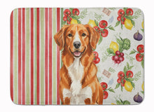 Load image into Gallery viewer, Orange Nova Scotia Duck Tolling Retriever Vegetables Memory Foam Kitchen Mat