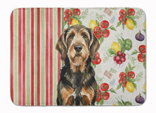 Load image into Gallery viewer, Black and Tan Otterhound Vegetables Memory Foam Kitchen Mat