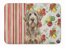 Load image into Gallery viewer, Grizzle and Tan Otterhound Vegetables Memory Foam Kitchen Mat