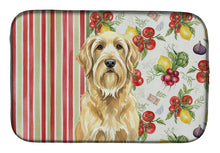 Load image into Gallery viewer, Wheaten and Tan Otterhound Vegetables Dish Drying Mat