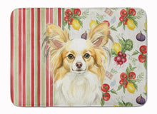 Load image into Gallery viewer, Lemon and White Papillon Vegetables Memory Foam Kitchen Mat