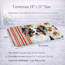 Load image into Gallery viewer, Tricoilor Papillon Vegetables Dish Drying Mat