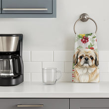 Load image into Gallery viewer, Fawn Pekingese Vegetables Kitchen Towel