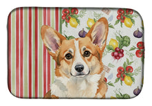 Load image into Gallery viewer, Corgi Vegetables Dish Drying Mat