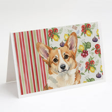 Load image into Gallery viewer, Corgi Vegetables Greeting Cards Pack of 8