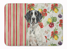 Load image into Gallery viewer, Black and White Pointer Vegetables Memory Foam Kitchen Mat