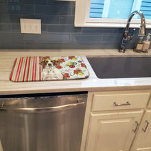 Load image into Gallery viewer, Liver and White Pointer Vegetables Dish Drying Mat