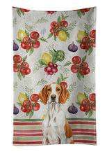 Load image into Gallery viewer, Orange and White Pointer Vegetables Kitchen Towel
