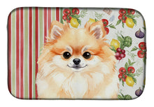 Load image into Gallery viewer, Pomeranian Vegetables Dish Drying Mat