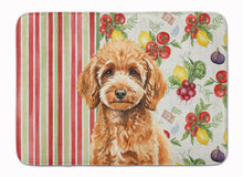 Load image into Gallery viewer, Miniature Apricot Poodle Vegetables Memory Foam Kitchen Mat