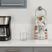 Load image into Gallery viewer, Standard White Poodle Vegetables Kitchen Towel
