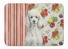 Load image into Gallery viewer, Standard White Poodle Vegetables Memory Foam Kitchen Mat