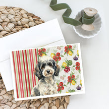 Load image into Gallery viewer, Toy Parti Poodle Vegetables Greeting Cards Pack of 8