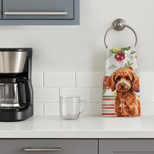Load image into Gallery viewer, Toy Red Poodle Vegetables Kitchen Towel