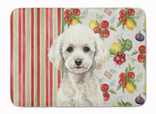 Load image into Gallery viewer, Toy White Poodle Vegetables Memory Foam Kitchen Mat