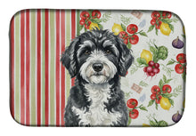 Load image into Gallery viewer, Portuguese Water Dog Vegetables Dish Drying Mat