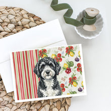 Load image into Gallery viewer, Portuguese Water Dog Vegetables Greeting Cards Pack of 8