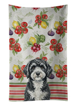 Load image into Gallery viewer, Portuguese Water Dog Vegetables Kitchen Towel