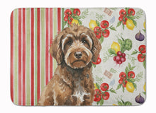 Load image into Gallery viewer, Brown Portuguese Water Dog Vegetables Memory Foam Kitchen Mat