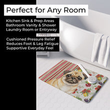 Load image into Gallery viewer, Fawn Pug Vegetables Memory Foam Kitchen Mat