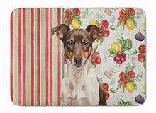 Load image into Gallery viewer, Chocolate and White Rat Terrier Vegetables Memory Foam Kitchen Mat
