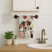 Load image into Gallery viewer, Tricolor Russell Terrier Vegetables Kitchen Towel