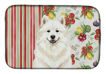 Load image into Gallery viewer, Cream Samoyed Vegetables Dish Drying Mat