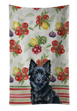 Load image into Gallery viewer, Schipperke Vegetables Kitchen Towel