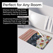 Load image into Gallery viewer, Schipperke Vegetables Memory Foam Kitchen Mat