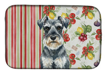 Load image into Gallery viewer, Schnauzer Vegetables Dish Drying Mat
