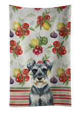 Load image into Gallery viewer, Schnauzer Vegetables Kitchen Towel