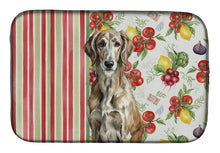 Load image into Gallery viewer, Brindle Scottish Deerhound Vegetables Dish Drying Mat