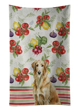 Load image into Gallery viewer, Wheaten Scottish Deerhound Vegetables Kitchen Towel