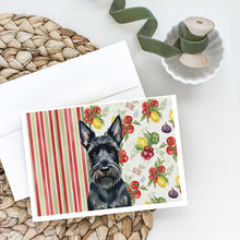 Load image into Gallery viewer, Scottish Terrier Vegetables Greeting Cards Pack of 8