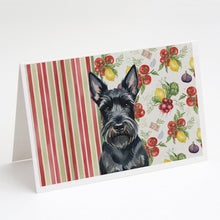 Load image into Gallery viewer, Scottish Terrier Vegetables Greeting Cards Pack of 8