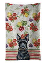 Load image into Gallery viewer, Scottish Terrier Vegetables Kitchen Towel