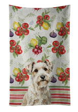 Load image into Gallery viewer, Sealyham Terrier Vegetables Kitchen Towel