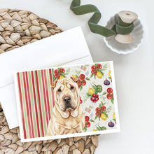 Load image into Gallery viewer, Shar Pei Vegetables Greeting Cards Pack of 8