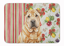 Load image into Gallery viewer, Red Shar Pei Vegetables Memory Foam Kitchen Mat