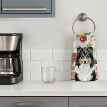 Load image into Gallery viewer, Tricolor Sheltie Vegetables Kitchen Towel