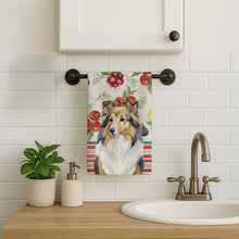 Load image into Gallery viewer, Sable Sheltie Vegetables Kitchen Towel